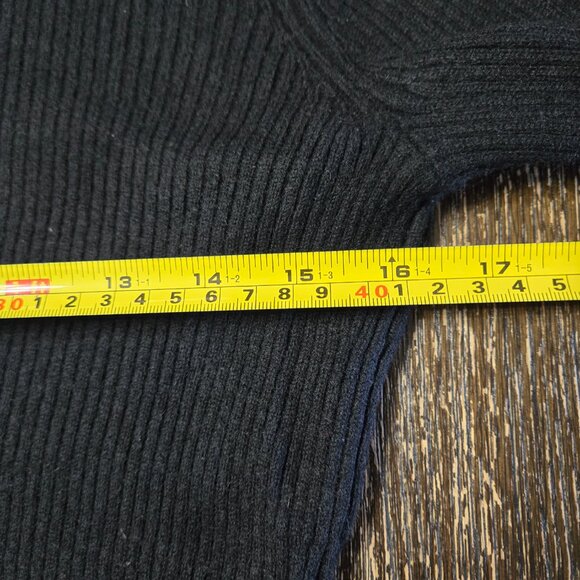 A.Giannetti Size Small Womens Black 100% Cashmere Turtle Neck Sweater - Picture 5 of 6
